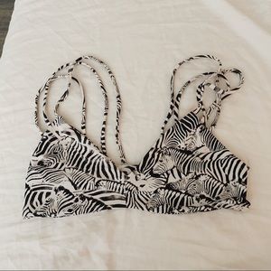 ZEBRA TOP cutest back straps size S